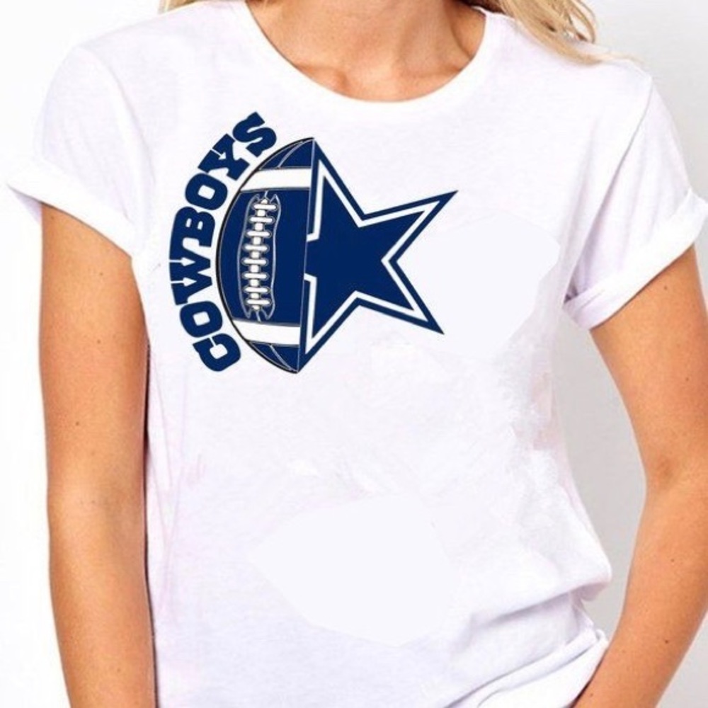 Cowboys Star Football Unisex Custom Made T-Shirt